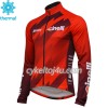 Cykeltrøje 2018 Cinelli Chrome N001 Vinter Thermal Fleece